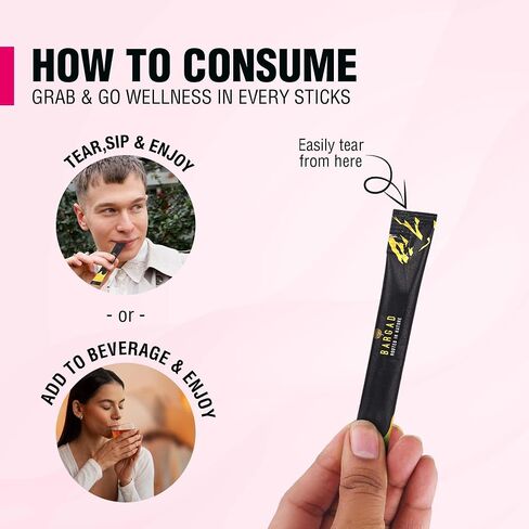 She Lajit Honey Sticks for Women | Shilajit for Women - for hormonal Balance & Energy | Pure Himalayan Shilajit with Organic Honey & Natural Tasty Strawberry | 7 Count in Saudi Arabia