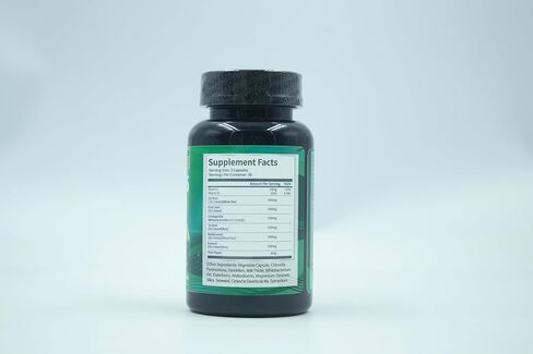 Superfood Advanced Irish Sea Moss Capsules - Sea Moss 21 in 1 Supplement Whit Black Seed, Ashwagandha, Turmeric, Bladderwrack, Burdock - 90 Count in Kuwait