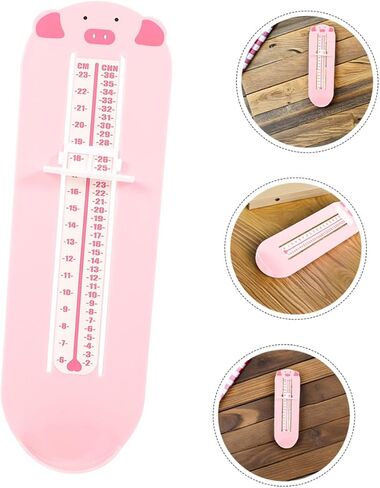 2pcs Foot Measurement Tool and Shoe Measuring Device Plastic Foot Length Ruler for 0-8 Years Home Use Shoe Size Gauge in Saudi Arabia