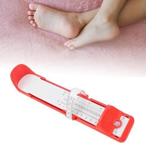 Kids Foot Length Measure Gauge, Accurate Lightweight Home Foot Measuring Ruler Sizer for Baby, with ABS Material in Kuwait