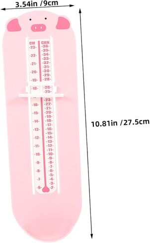HOMSFOU 2pcs Foot Length Measure Gauge – Shoe Measuring Device for 0-8 Years – Accurate Foot Ruler for Shoe Size Measurement at Home in Kuwait