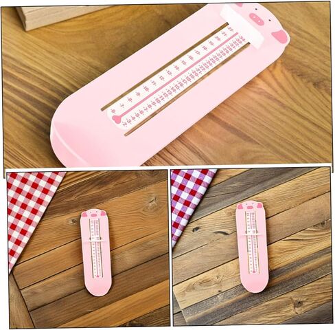 HOMSFOU 2pcs Foot Length Measure Gauge – Shoe Measuring Device for 0-8 Years – Accurate Foot Ruler for Shoe Size Measurement at Home in Kuwait