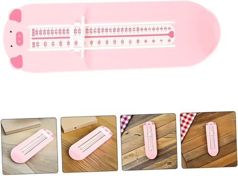 HOMSFOU 2pcs Foot Length Measure Gauge – Shoe Measuring Device for 0-8 Years – Accurate Foot Ruler for Shoe Size Measurement at Home in Kuwait