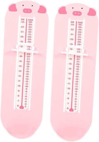 TEHAUX 2pcs Foot Measuring Device Foot Size Measuring Ruler for Accurate Shoe Fit for Boys and Ages 0-8 Home Use in Kuwait