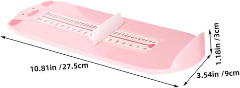 TEHAUX 2pcs Foot Measuring Device Foot Size Measuring Ruler for Accurate Shoe Fit for Boys and Ages 0-8 Home Use in Kuwait