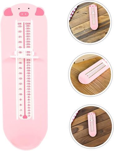 TEHAUX 2pcs Foot Measuring Device Foot Size Measuring Ruler for Accurate Shoe Fit for Boys and Ages 0-8 Home Use in Kuwait