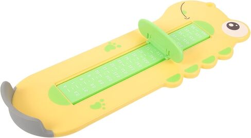 Beaupretty Shoe Size Measurer and Foot Measuring Device, Yellow Dinosaur Design, Precise Feet Length Ruler for Home Use in Kuwait