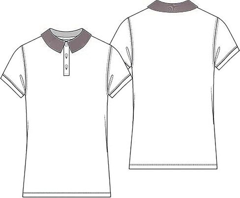 Classroom School Uniforms Adult Short Sleeve Fitted Interlock Polo CR858Y, XL, Pink in Kuwait
