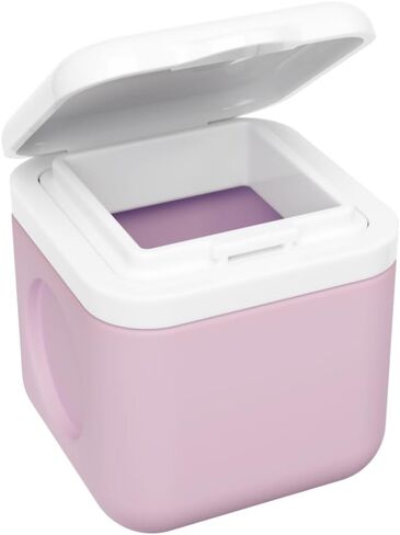 Equadose Magnetic Silicone Storage Container, Modular Supplement & Travel Organizer, Reusable Soft Silicone Vitamin Jar, Fridge-Mountable, Deep Capacity, Secure Flip Lids, Rose, BPA-Free in Kuwait