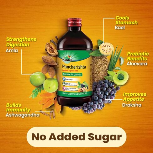 Zandu Pancharishta Sugar Free 650ml in Saudi Arabia