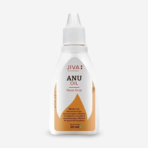 Jiva Anu Oil 20ml | Traditional Ayurvedic Nasal Oil for Daily Wellness & Cleansing | 100% Natural Herbal Formulation (Pack of 1) in Saudi Arabia