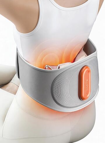 IKEEPFIT Back Massager for Pain Relief Deep Tissue with Heat & Air Compression, [2026 Upgraded] Portable Cordless Heating Pad with Vibration & AirInflate Lumbar Support, MAXwarm 5.0, Gift Men Women in Saudi Arabia