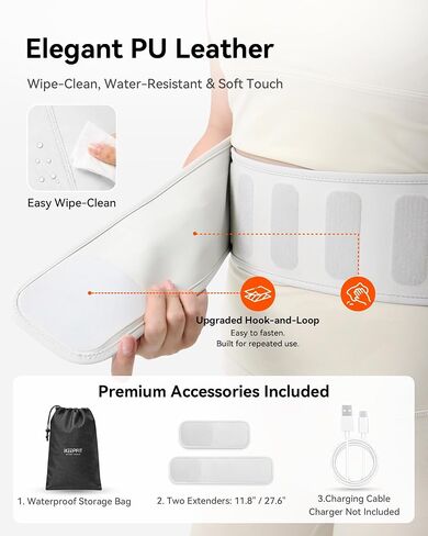 IKEEPFIT Back Massager for Pain Relief Deep Tissue with Heat & Air Compression, [2026 Upgraded] Portable Cordless Heating Pad with Vibration & AirInflate Lumbar Support, MAXwarm 5.0, Gift Men Women in Saudi Arabia