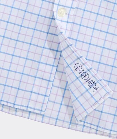 vineyard vines Morada Bay Tattersall Performance Cotton Shirt in Kuwait