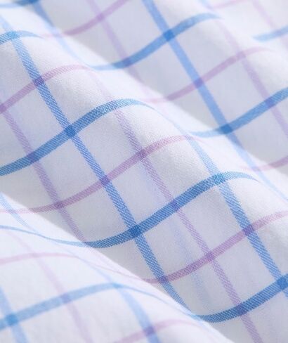 vineyard vines Morada Bay Tattersall Performance Cotton Shirt in Kuwait