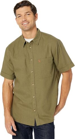 Fjällräven Ovik Men's Short Sleeve Shirt - Lightweight, Breathable, Comfortable Fabric - Hiking, Travel in Saudi Arabia