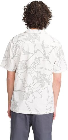Volcom Mens Button Down Short Sleeve Performance Shirt, Active Sportswear in Kuwait