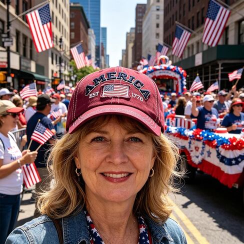America Flag EST 1776 Hat for Men Women, Adjustable Embroidered 4th of July 250th Anniversary USA Baseball Cap in Kuwait