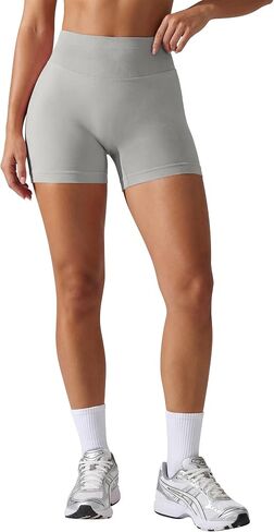 VVX Gym Shorts Women Workout High Waisted Scrunch Butt Lifting Tummy Control Seamless Yoga Biker Spandex Booty Shorts 3 Pack in Saudi Arabia