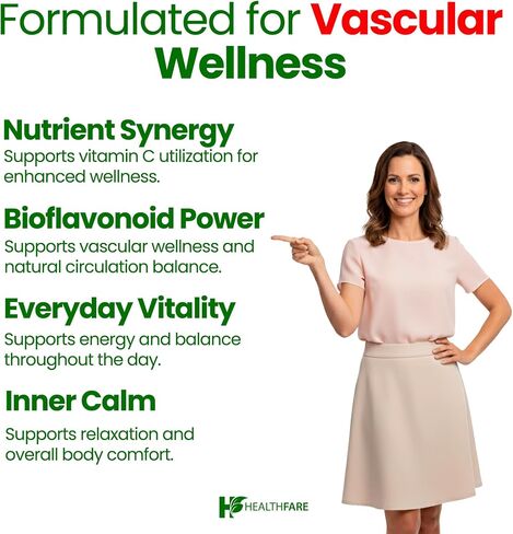 Healthfare Rutin Supplement | 200 Vegan Capsules | Natural Bioflavonoid Formula | Extra Strength | Non-GMO, Gluten-Free | Made in USA in Kuwait