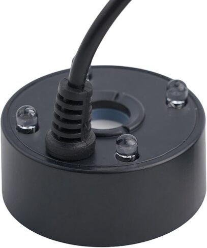 USB Powered Mist Maker Fogger With Colorful LED Lights For Indoor And Outdoor Use For Water Tanks And Fountains(Black) in Kuwait