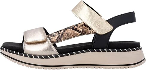 Remonte Women's D3J50 Metallic Strappy Sandals, 36 EU in Kuwait