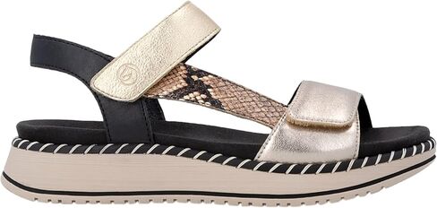 Remonte Women's D3J50 Metallic Strappy Sandals, 36 EU in Kuwait