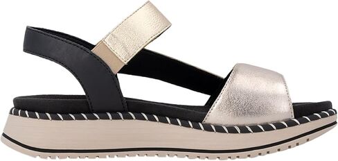 Remonte Women's D3J50 Metallic Strappy Sandals, 36 EU in Kuwait