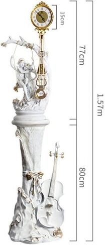 Grandfather Clocks European Floor Clock Living Room Pendulum Vertical Ornaments Clocks Aged Finished Metal, Home Decor in Kuwait