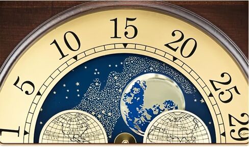 Grandfather Clocks Wood Floor Grandfather Clock Mechanical European Style for Living Room in Kuwait