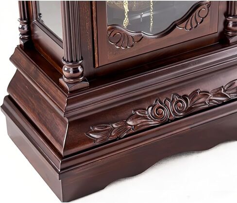 Grandfather Clocks Wood Floor Grandfather Clock Mechanical European Style for Living Room in Kuwait