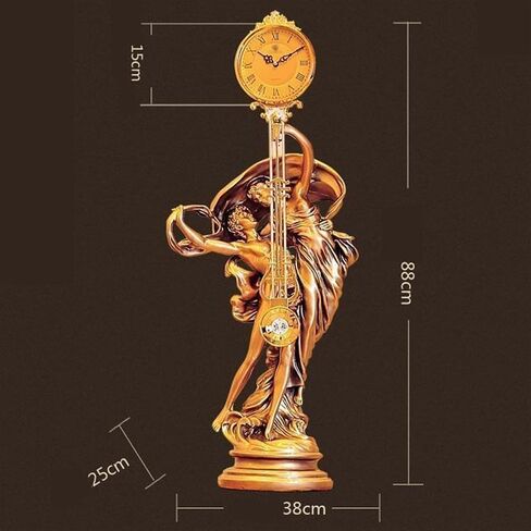Grandfather Clocks Retro Living Room Floor Clock Decoration Table Creative Pendulum Watch in Kuwait