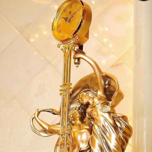 Grandfather Clocks Retro Living Room Floor Clock Decoration Table Creative Pendulum Watch in Kuwait