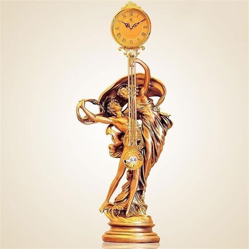 Grandfather Clocks Retro Living Room Floor Clock Decoration Table Creative Pendulum Watch in Kuwait
