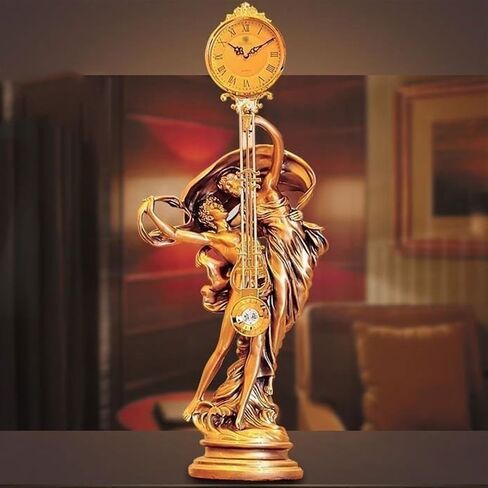Grandfather Clocks Retro Living Room Floor Clock Decoration Table Creative Pendulum Watch in Kuwait
