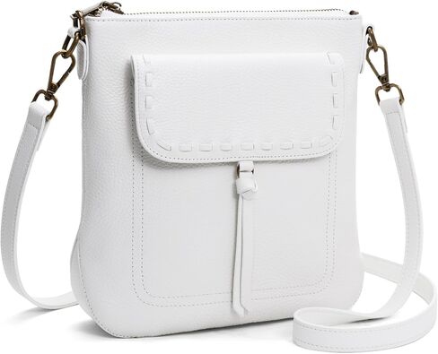 befen Genuine Leather Crossbody Bags for Women, Anti Theft Shoulder Purse with RFID Card Slots for Travel Work Daily in Kuwait