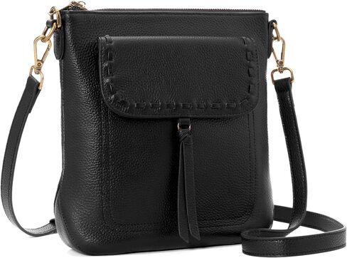befen Genuine Leather Crossbody Bags for Women, Anti Theft Shoulder Purse with RFID Card Slots for Travel Work Daily in Kuwait