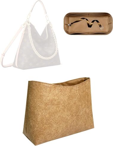 Purse Organizer Insert, Slim Inside Storage Bag In Bag Fit for LV Multipass Handbag Lightweight Inner Liner Bag Insert (Style-02) in Kuwait