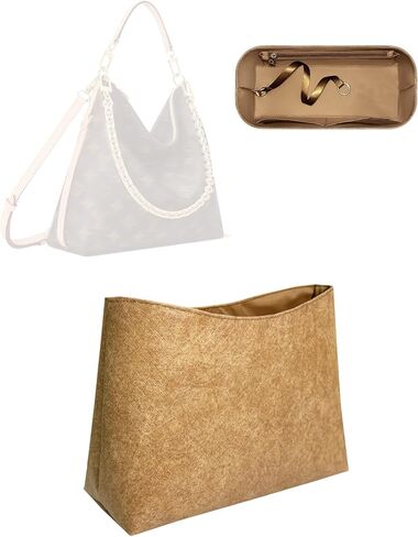 Purse Organizer Insert, Slim Inside Storage Bag In Bag Fit for LV Multipass Handbag Lightweight Inner Liner Bag Insert (Style-02) in Kuwait