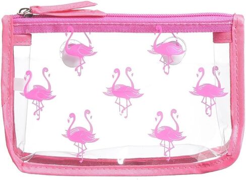 BOGG BAG Clear Designer Zipper Insert (Set of 2) Travel Organizer Storage Pop In Original Bogg and Baby (Pink Flamingo) in Saudi Arabia