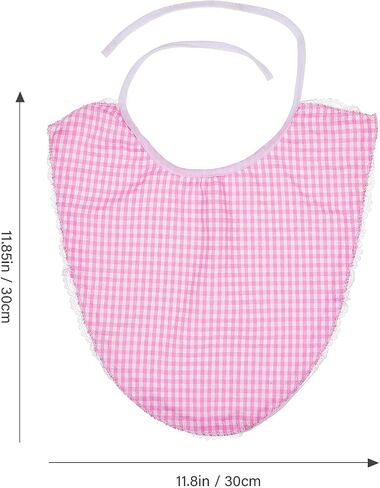 Pink Cloth Costume Outfit for Babies & Adults - Funny Props Bib Hat Pacifier for Cosplay, Halloween, Parties (16.5X7X6CM) in Kuwait