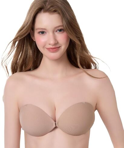 Hey U Sticky Bra Double Clasp Adhesive Bra Invisible Push Up Lift Bra Stronger Push Up Effect in Kuwait