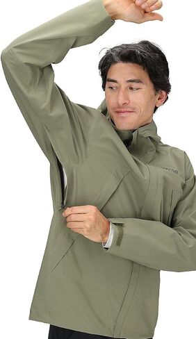 Marmot Mens PreCip Eco Pro Jacket Olive Grove Medium in Kuwait