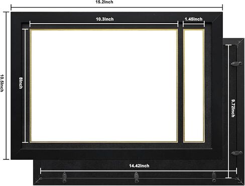 Diploma Frame with Tassel Holder: Black Wood Certificate Frame for Graduation, Degree License Display for Gift (15.2 x 10.5) in Saudi Arabia