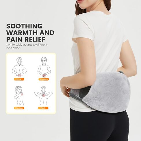 Microwave Heating Pad for Lower Back Pain Relief, Moist Heating Pad Microwavable for Period Cramps, Stomach, Shoulder and Warm Compress for Muscle Pains in Saudi Arabia