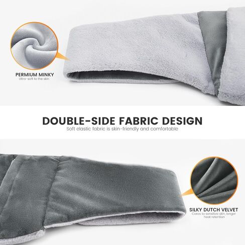 Microwave Heating Pad for Lower Back Pain Relief, Moist Heating Pad Microwavable for Period Cramps, Stomach, Shoulder and Warm Compress for Muscle Pains in Saudi Arabia