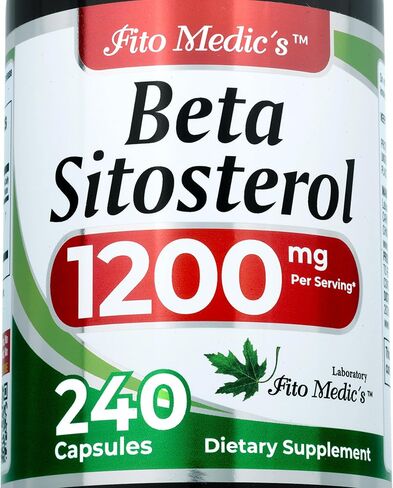 FITO MEDIC'S Lab | beta sitosterol| plant sterols|240 capsules |1200 mg | beta sitosterol supplement | Ultra high Absorption. in Kuwait