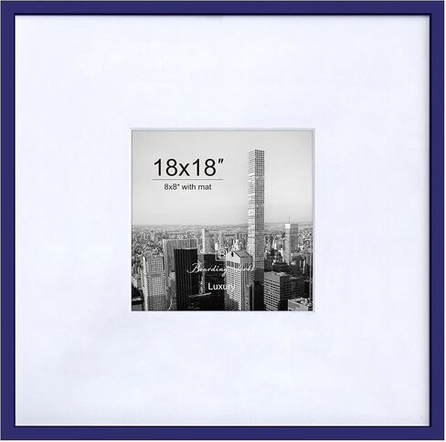 Boarding 16x20 Metal Picture Frame with Shatter-Resistant Glass, Use as 12x16 Frame with Mat or Display 16x20 Photo Without Mat - Luxury Collection, Poster Frames for Wall Display, Silver,1Pack in Saudi Arabia