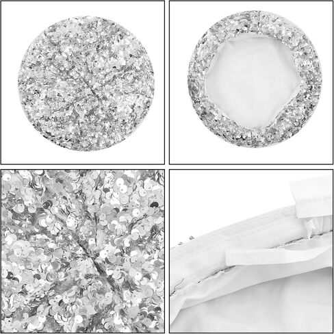Sparkle Sequin Beret Hat for Women, Double-Layer Soft & Breathable Glitter Beanie, Fashion Party Winter Cap in Kuwait