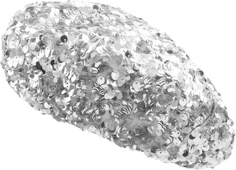 Sparkle Sequin Beret Hat for Women, Double-Layer Soft & Breathable Glitter Beanie, Fashion Party Winter Cap in Kuwait